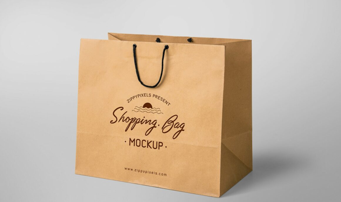 Free Shopping Bag Mockup