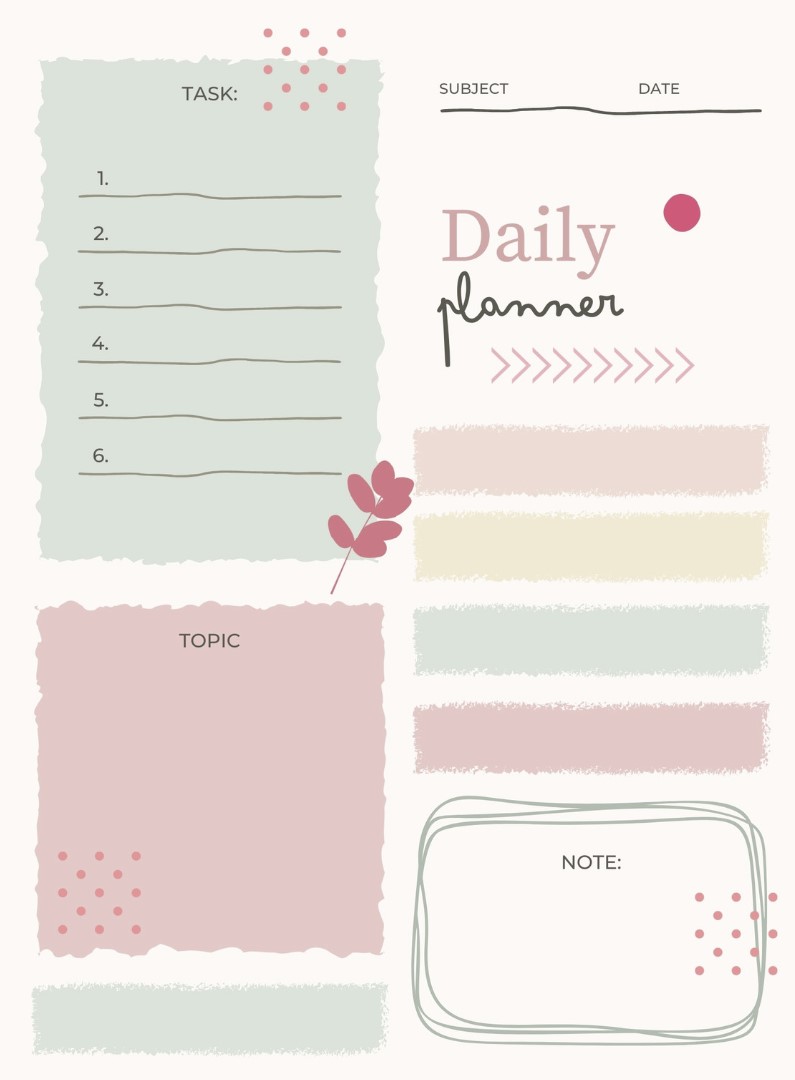 Simple Daily Planner