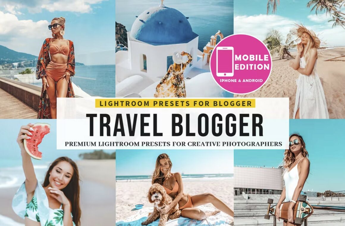 Travel blogger Lightroom Presets