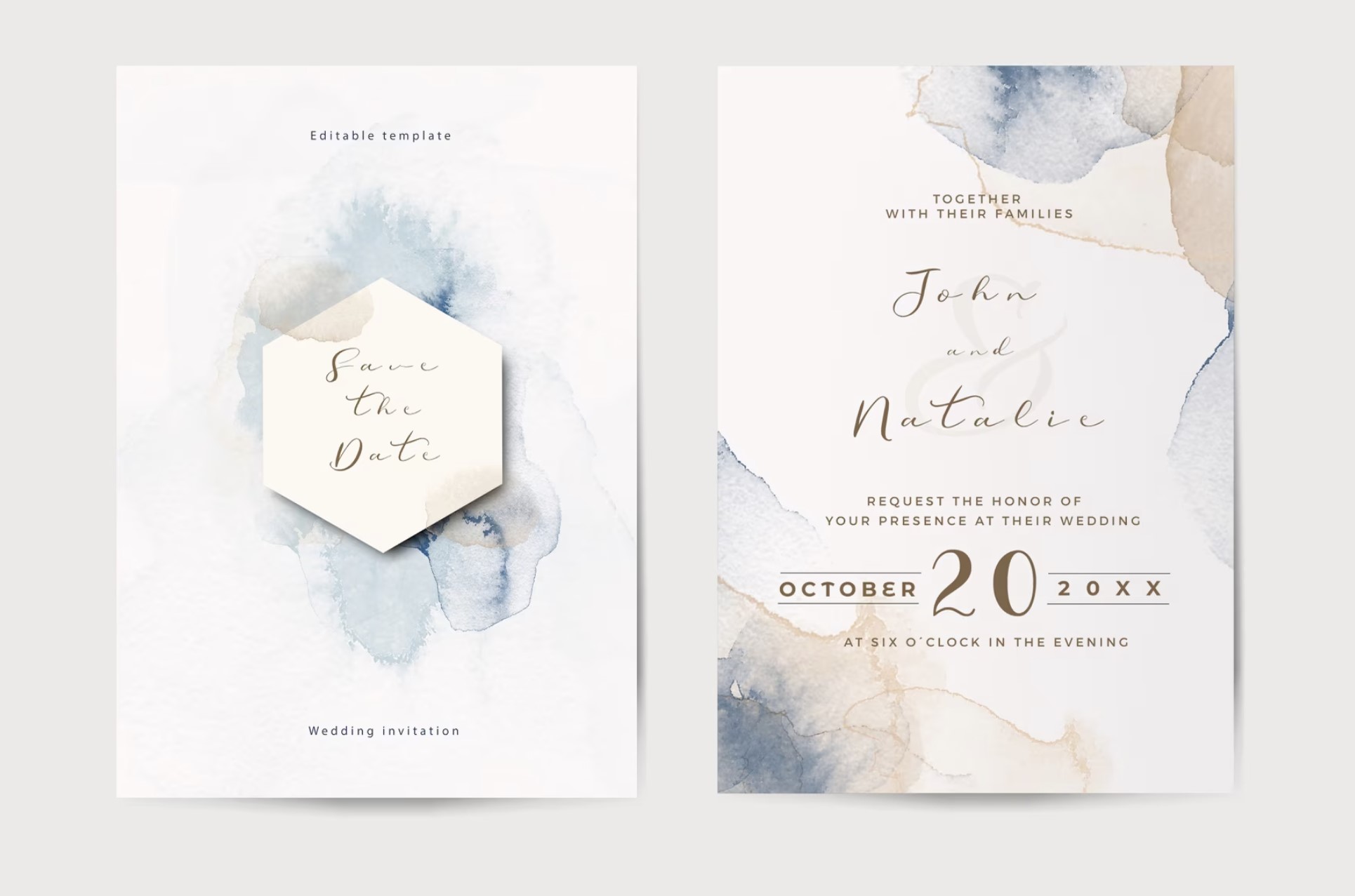 20 Beautiful and Free Invitation Templates For PSD