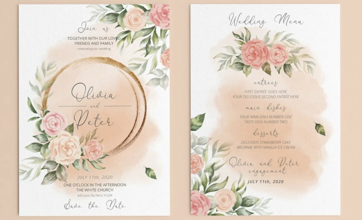 Floral Invitation Templates