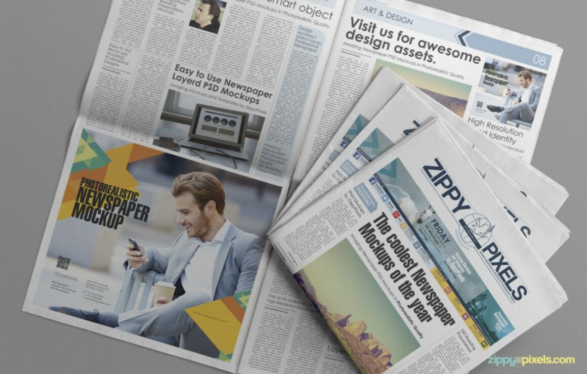 Newspaper & Advertising Mockup