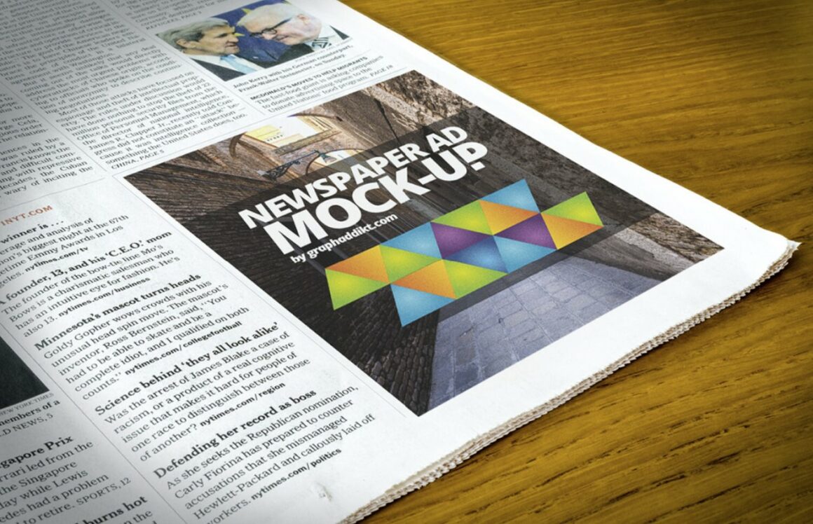 15 Free Newspaper Mockup Templates - Inspiration & Productivity for