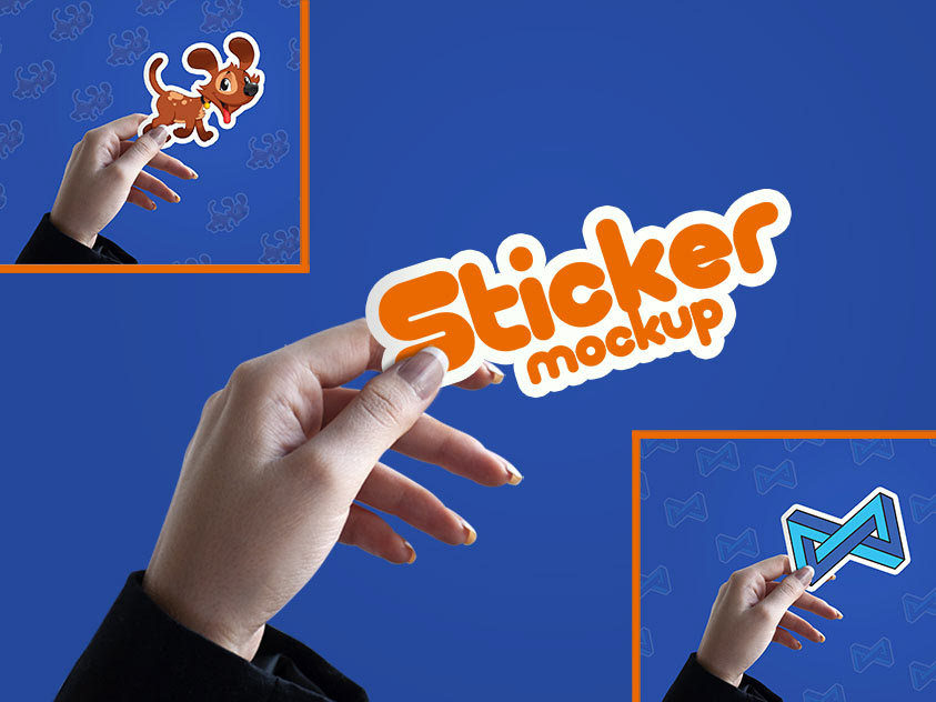 Sticker Mockup Templates