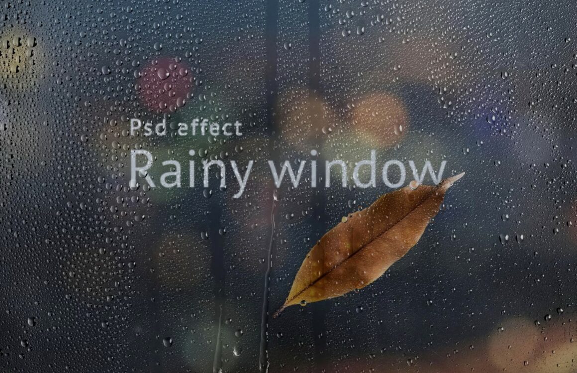 Rainy window PSD effect