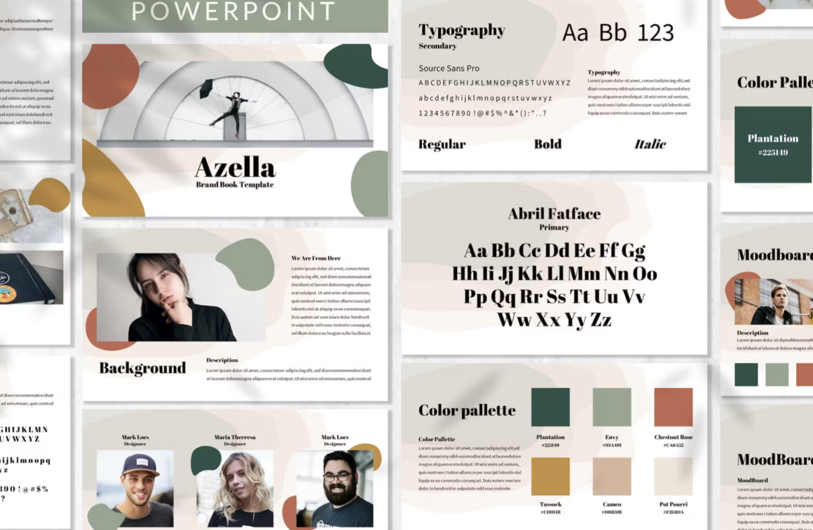 Brand book PowerPoint Template