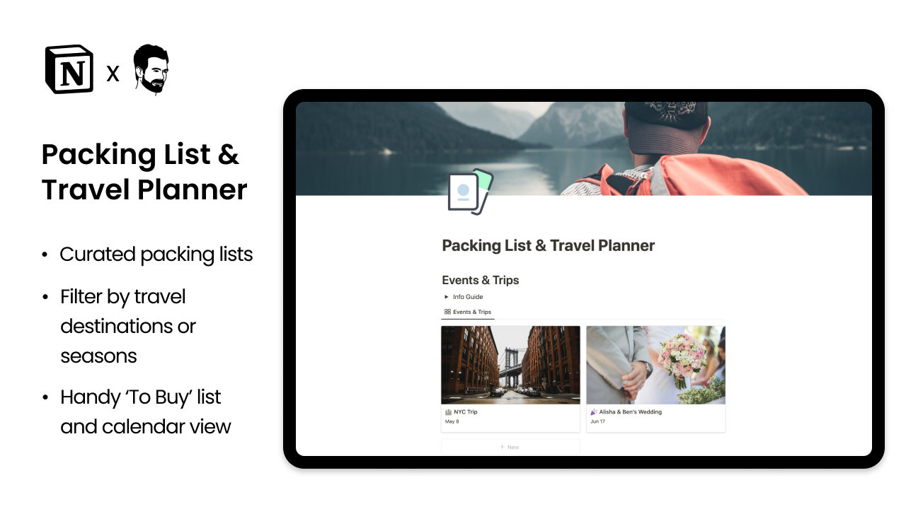 Packing List & Travel Planner
