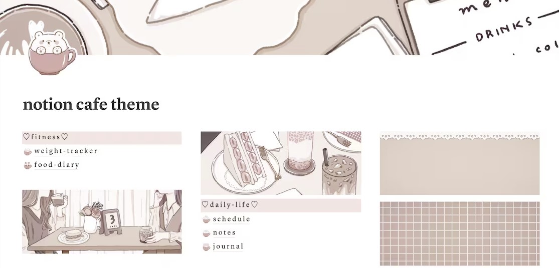 Aesthetic Notion Template 