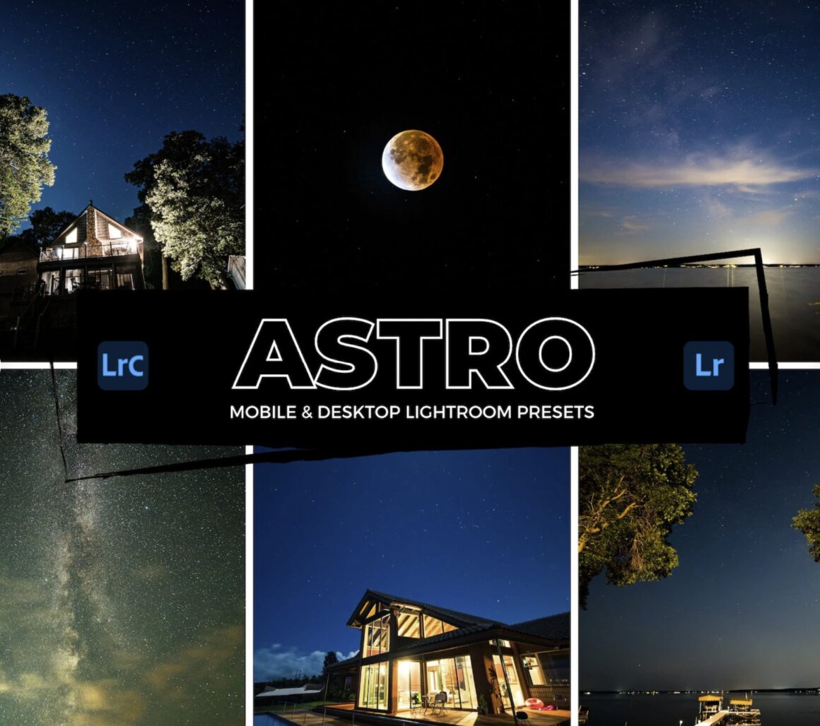 astrophotography Lightroom presets