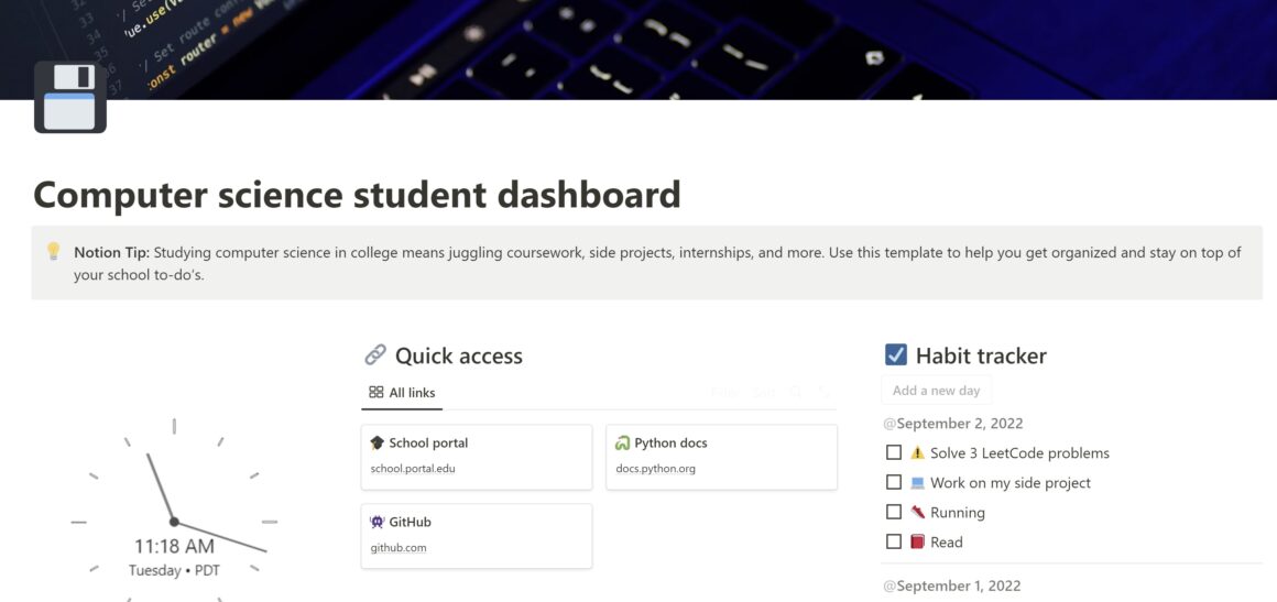 Notion Templates for Students