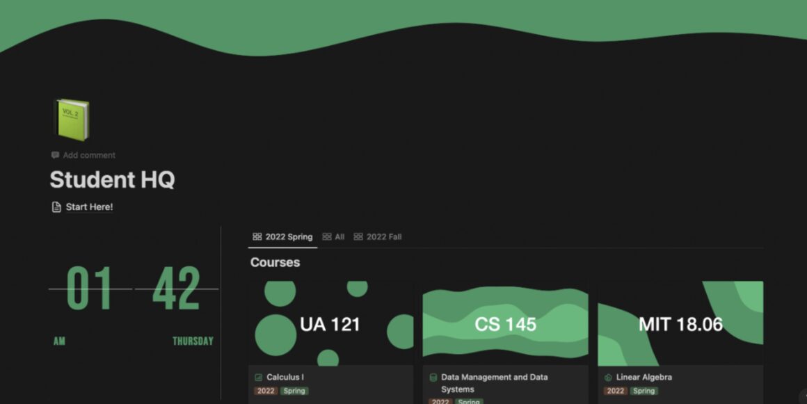 Notion Templates for Students