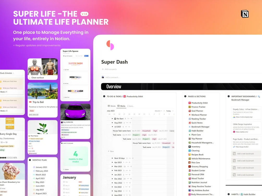 The Ultimate Life Planner for Notion