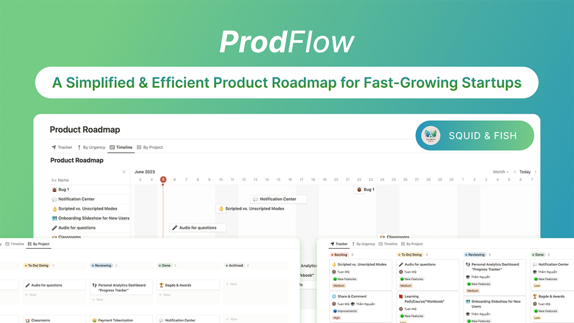 ProdPilot -- A Simplified & Efficient Product Roadmap for Fast-Growing Startups
