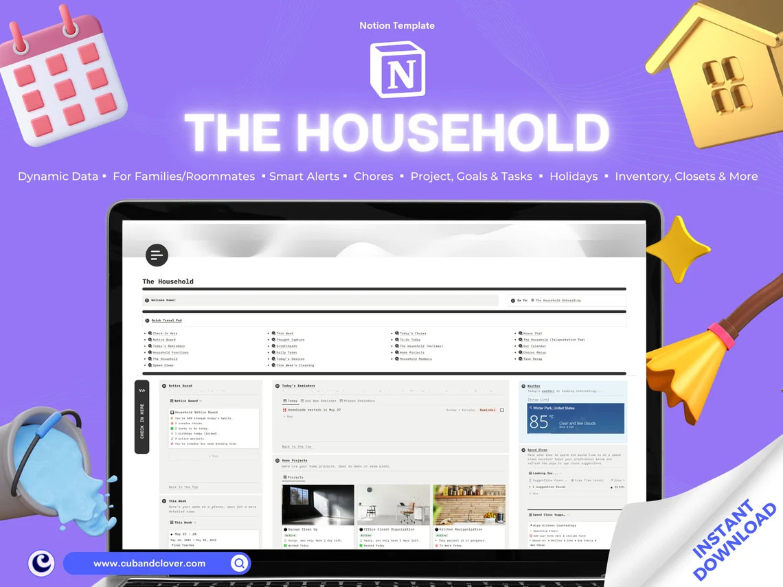  The Household Notion Dashboard