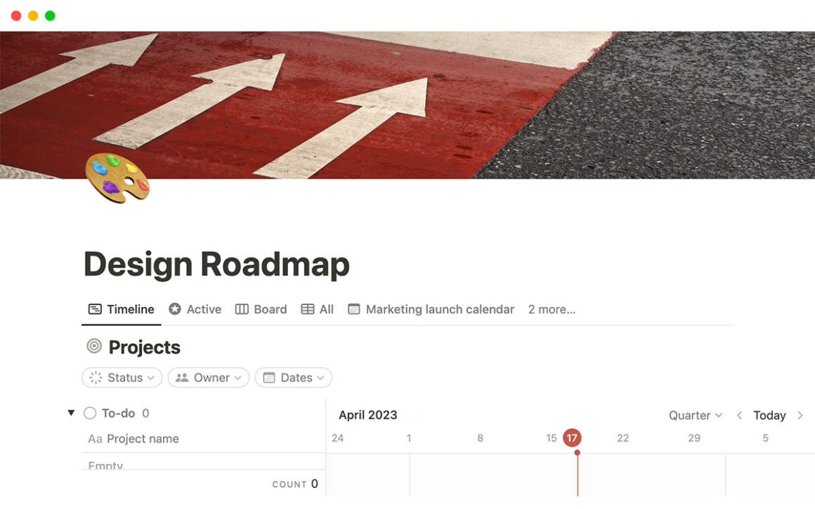 Design Roadmap Template