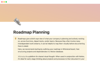 20+ Best Notion Roadmap Templates (Free & Paid) - Inspiration ...