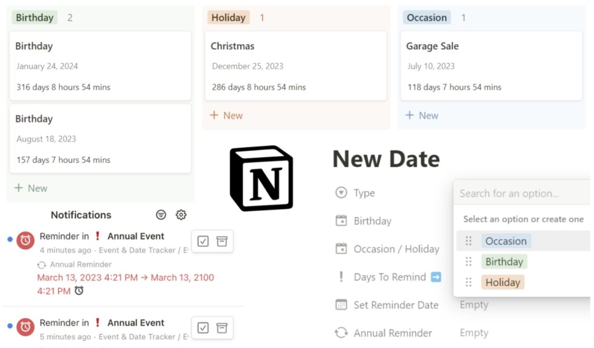 Notion Event Planning Templates