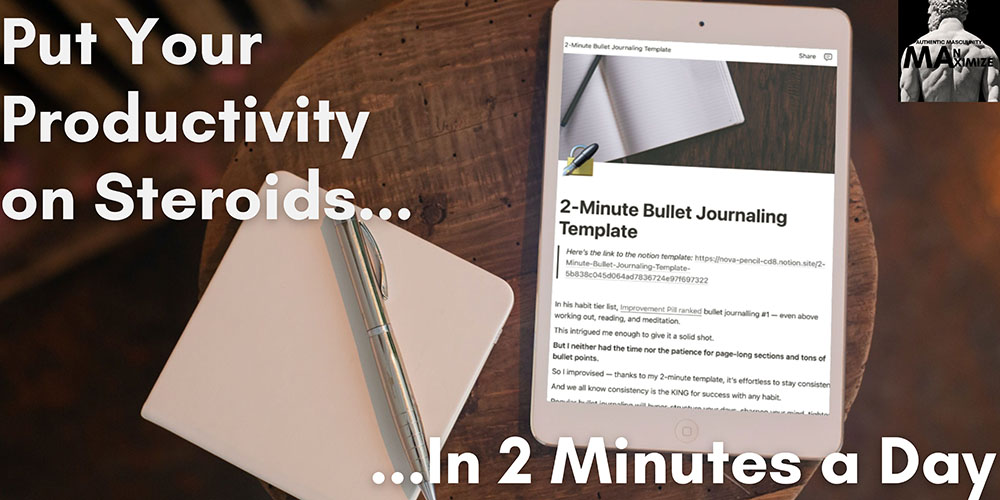 The 2-Minute Bullet Journaling Template (Notion)