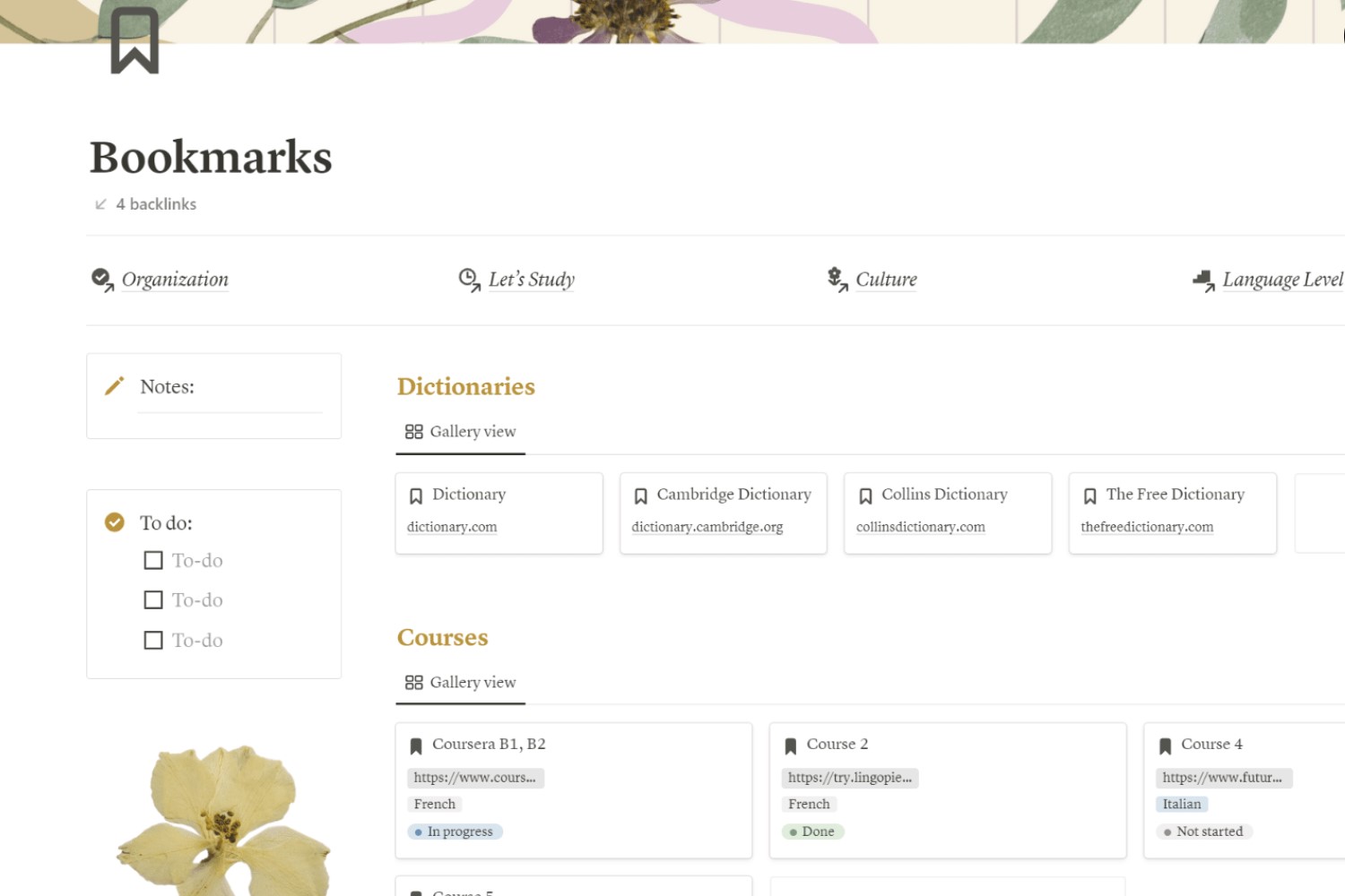 10 Notion Language Learning & Vocabulary Templates - Inspiration ...