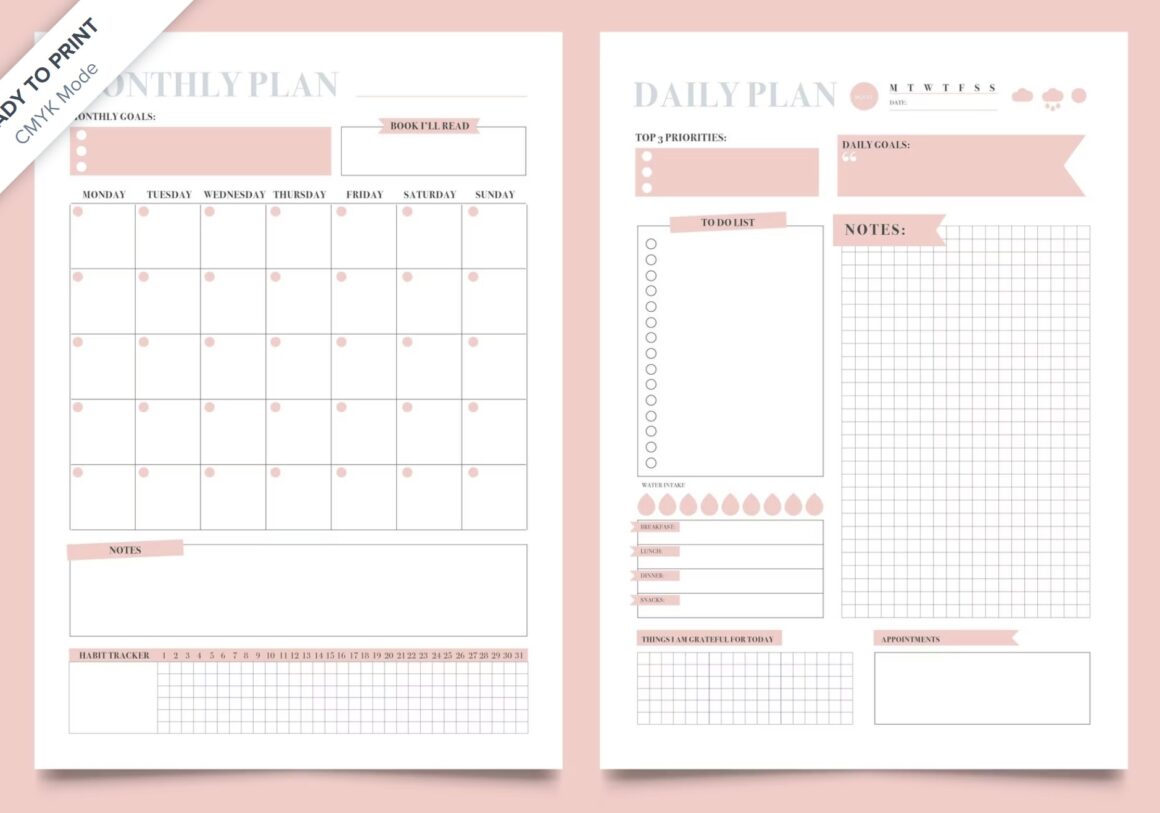 Printable Monthly Calendar