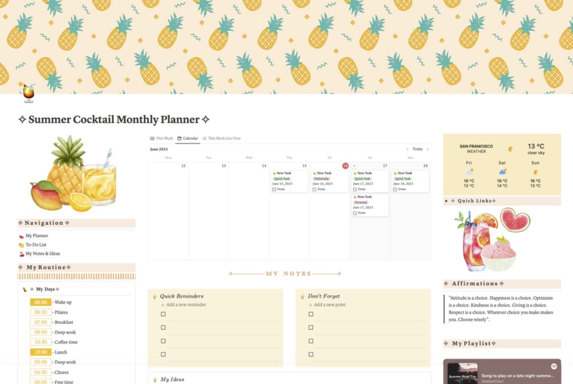 Monthly Planners