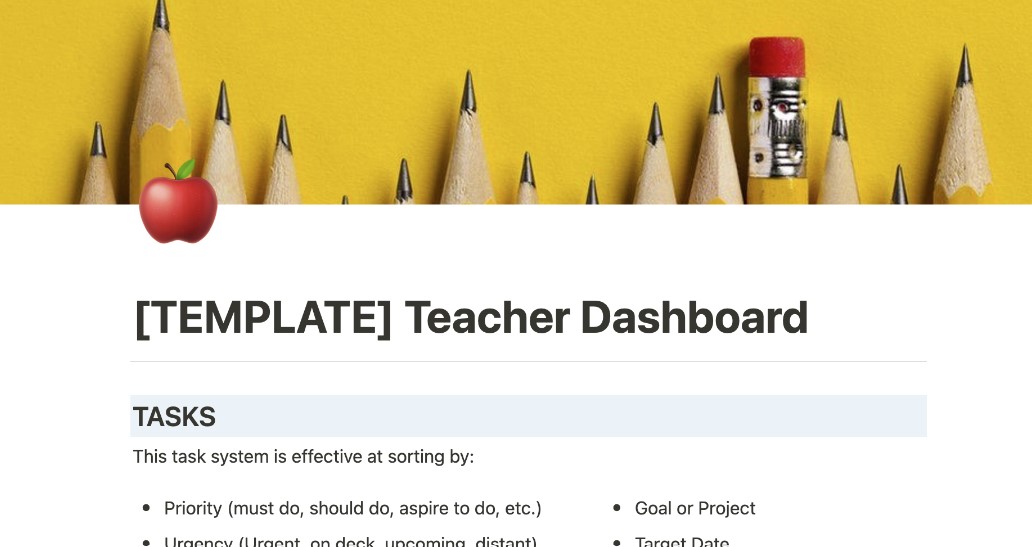 Notion Teachers Templates