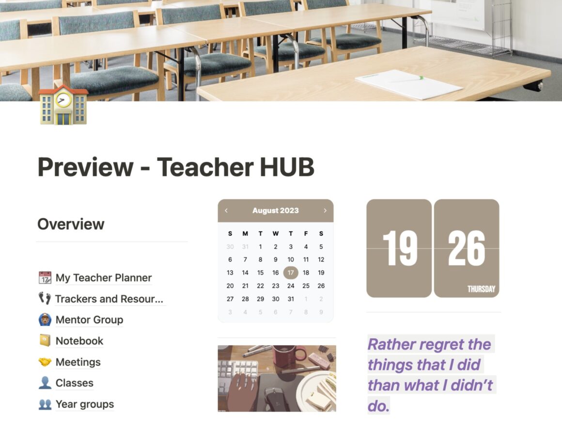 Notion Teachers Templates