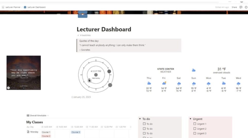 Notion Teachers Templates