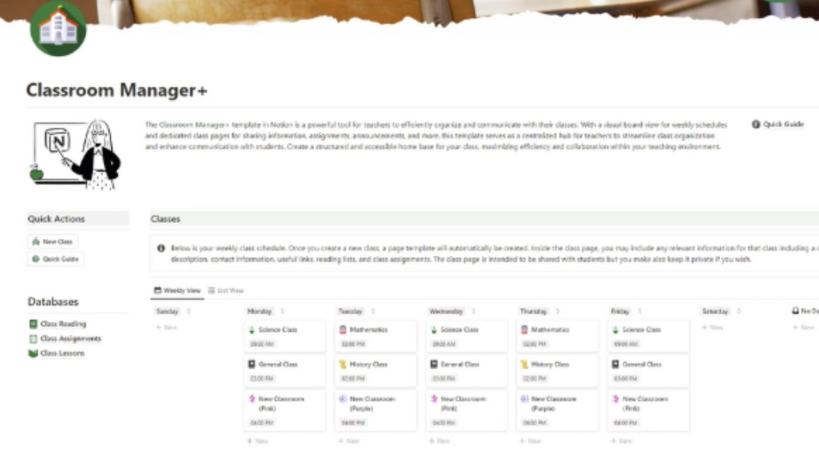 Notion Teachers Templates