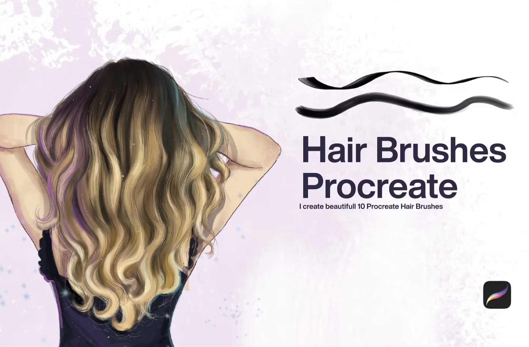 Free & Best 20+ Procreate Hair Brushes for Stunning Results