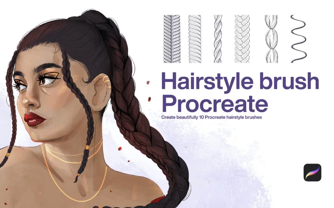 Procreate Hair Brushes