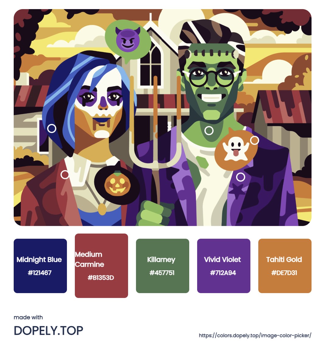 Halloween Color Palette