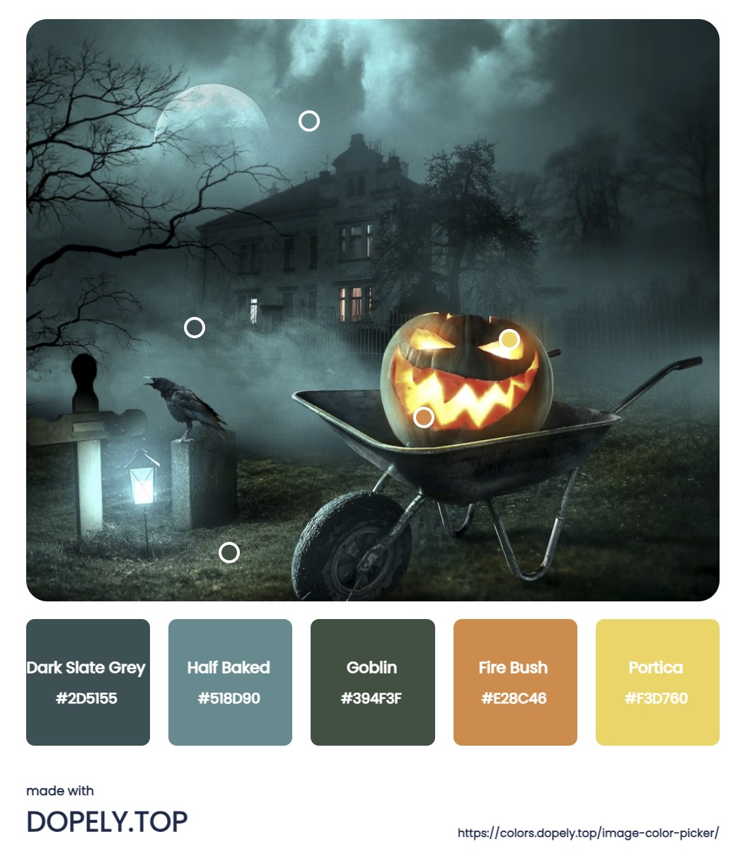 Halloween Color Palette