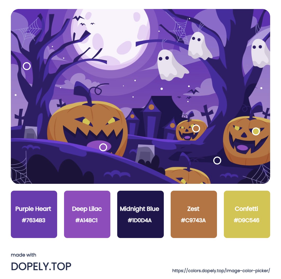 Halloween Color Palette