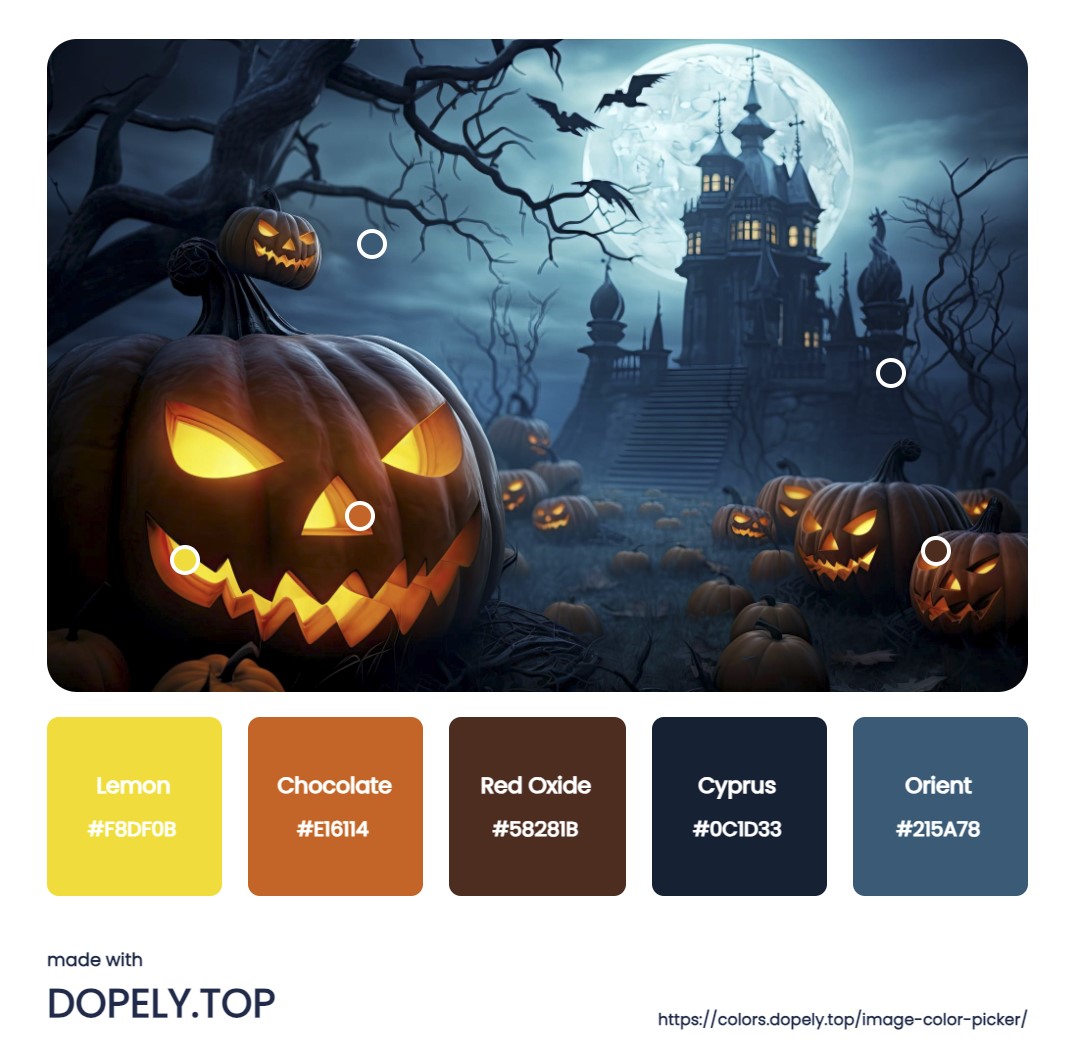 Halloween Color Palette