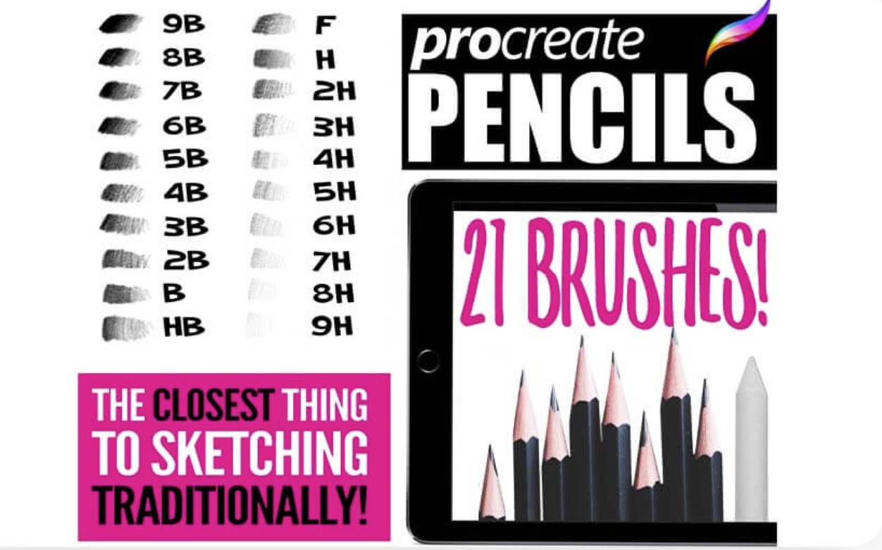 10+ Procreate Sketching Brushes for Your Digital Drawings