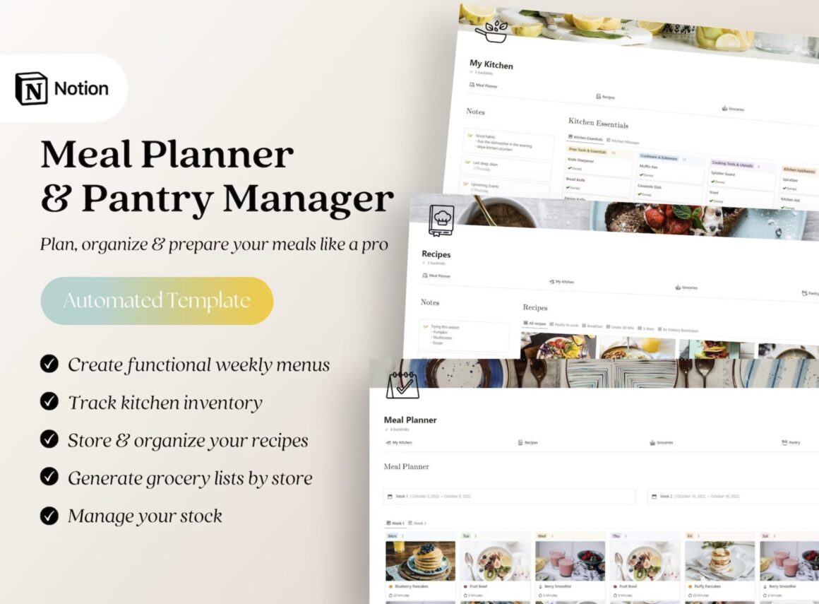 Recipes Notion Templates