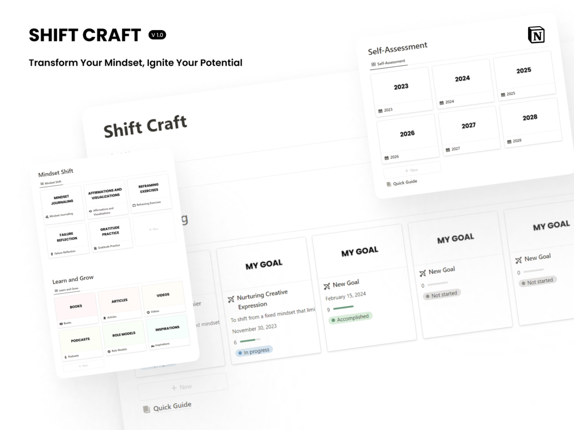 ShiftCraft for Notion V1.0 Cover