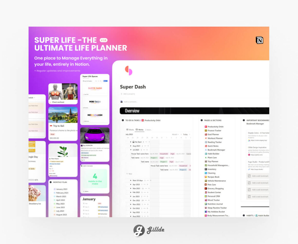 Super Life - The Ultimate Life Planner for Notion