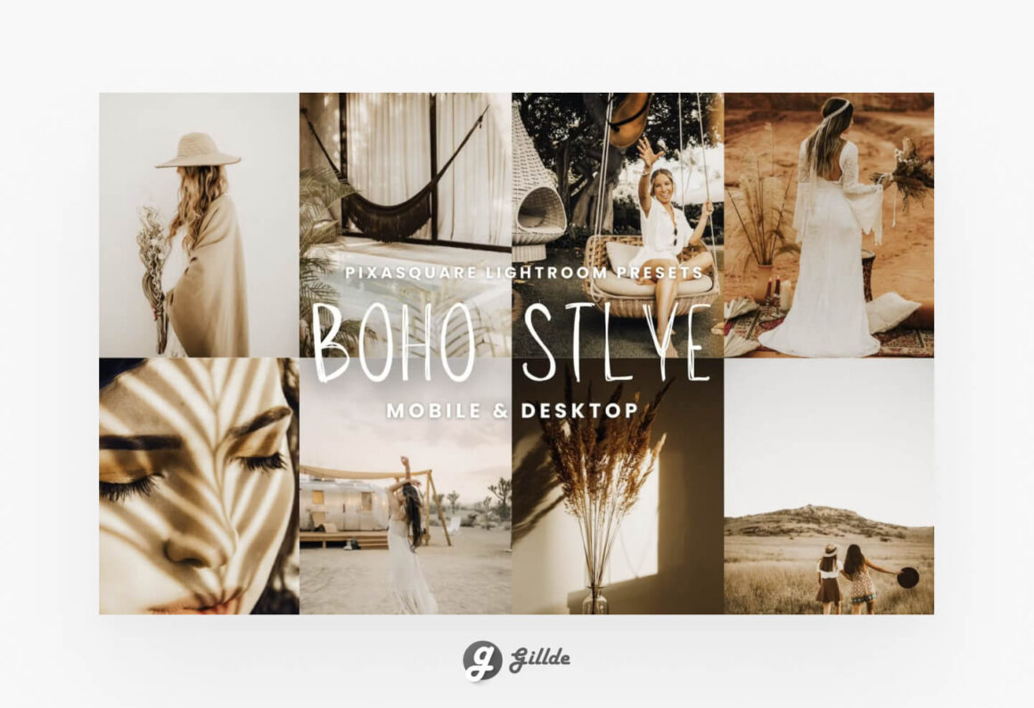 Boho Lightroom Presets Gillde 1