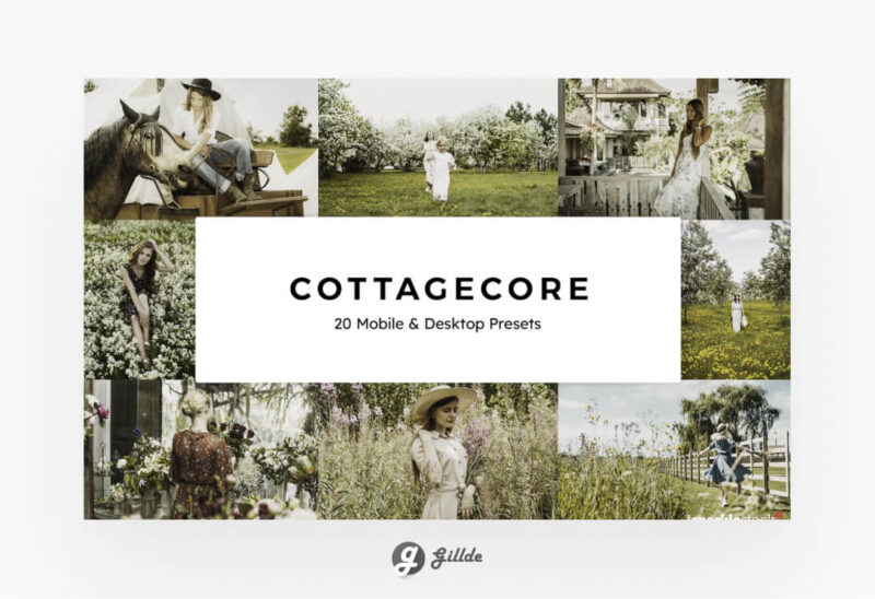 12 Cottagecore Lightroom Presets - Inspiration & Productivity for Everyone