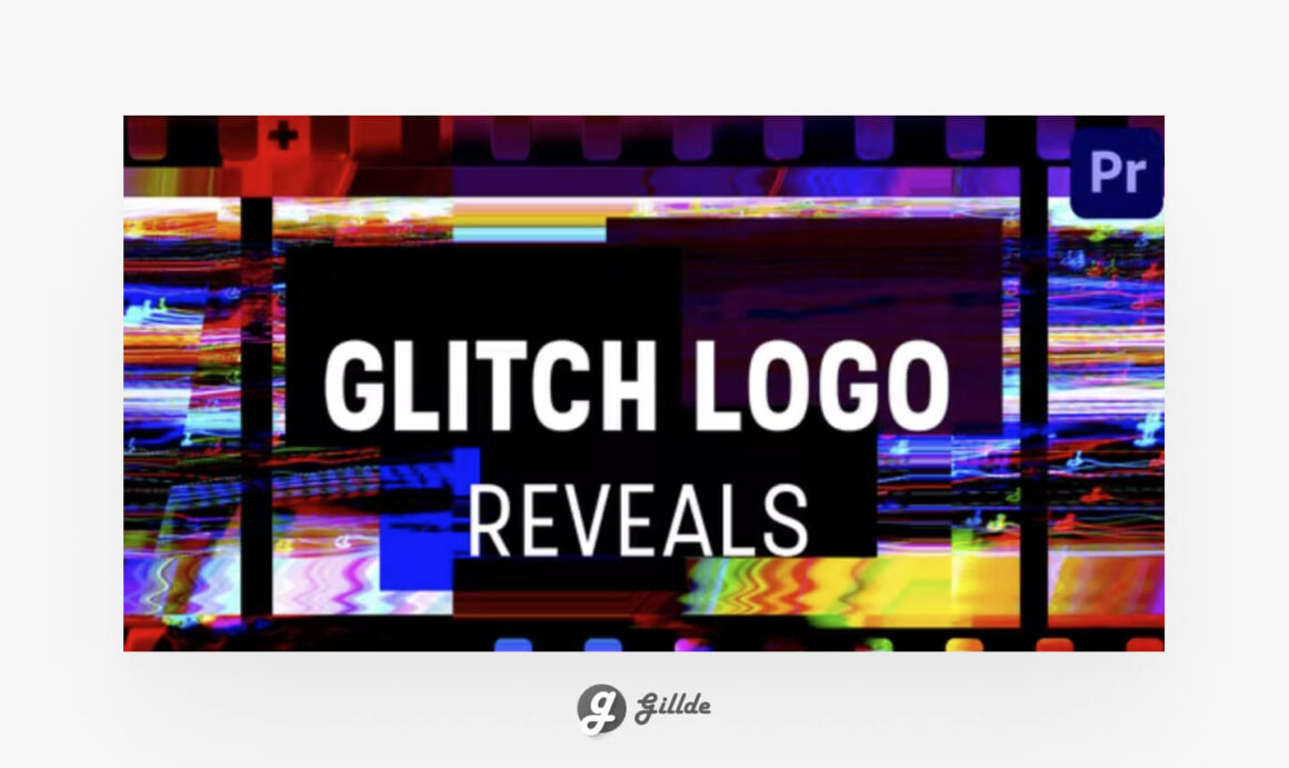 Glitch Logo Reveal