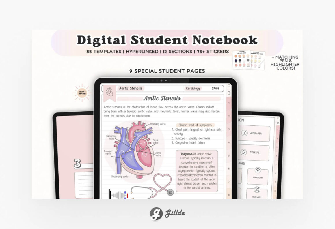 GoodNotes Student Template