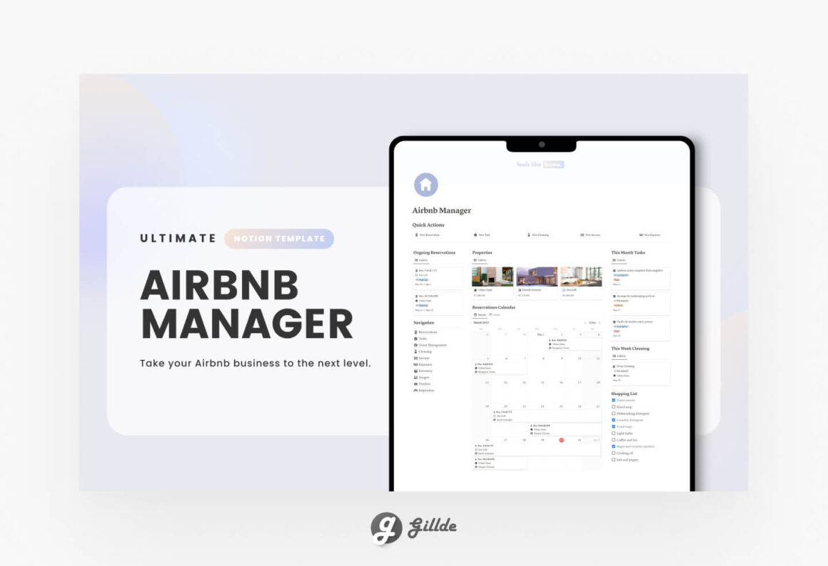 Notion Airbnb Template 