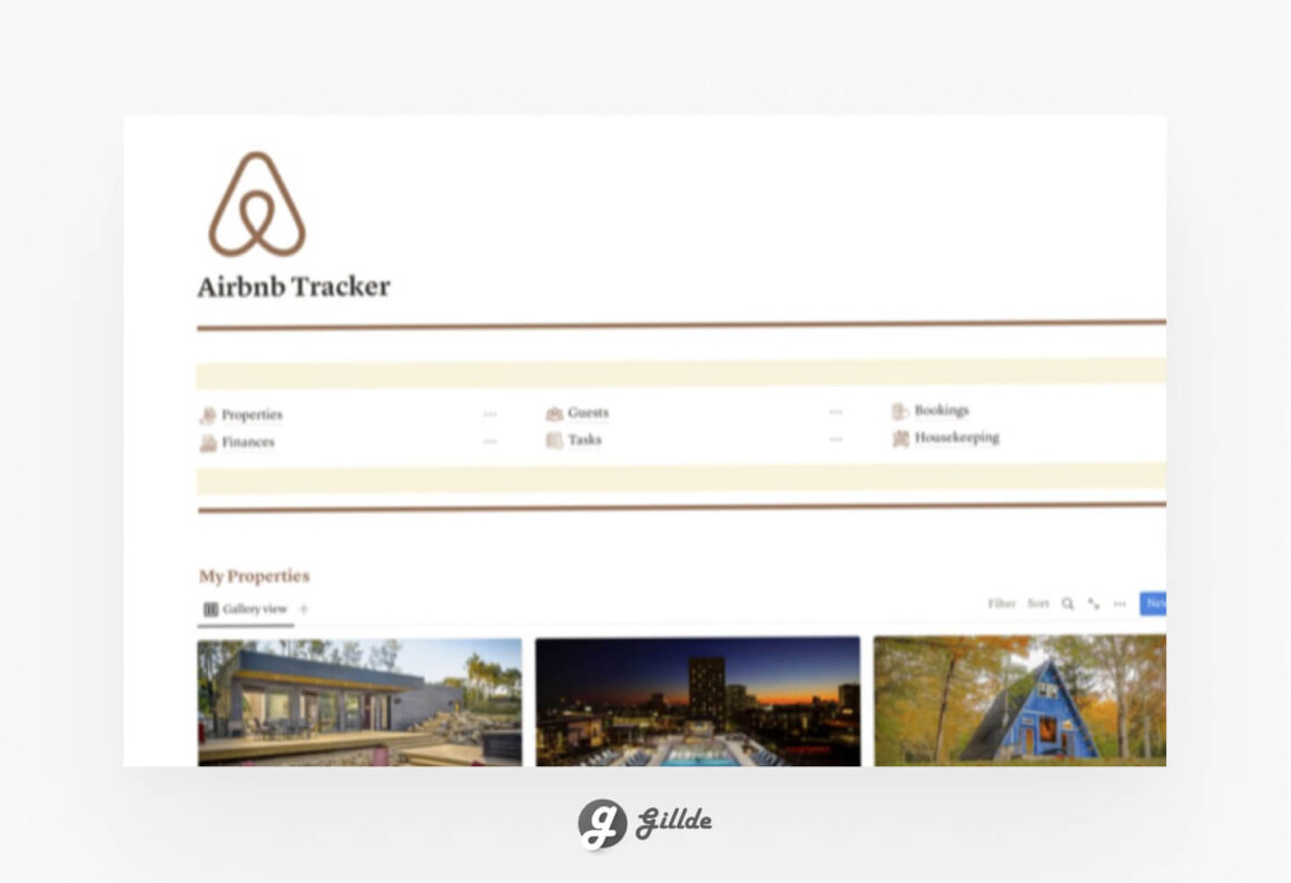 Notion Airbnb Template