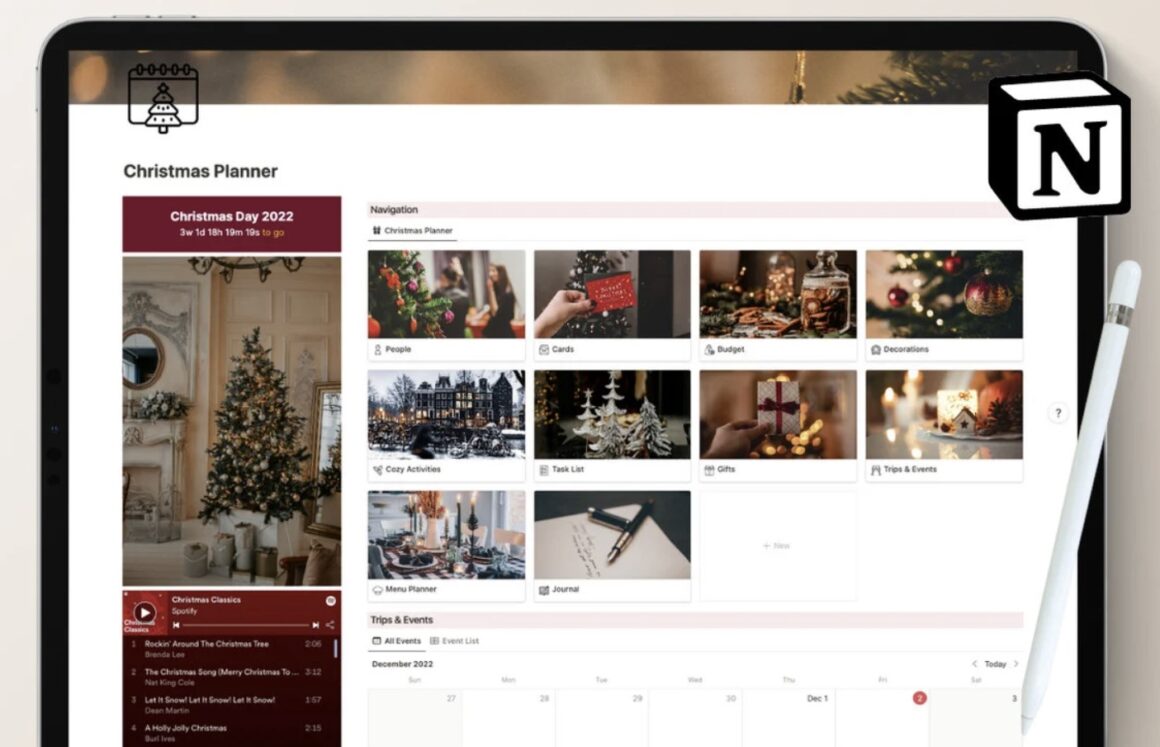 Notion Christmas Templates