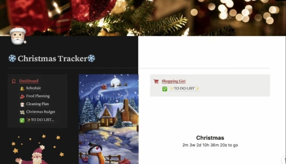 Notion Christmas Templates
