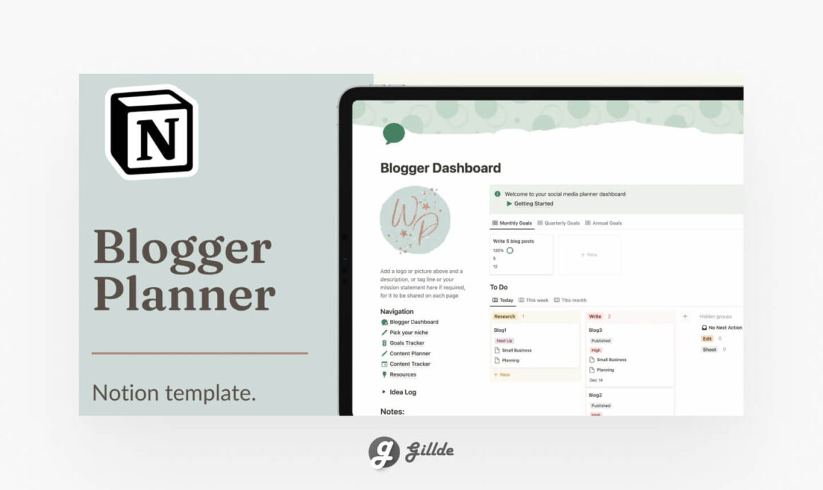 Notion Bloggers Templates