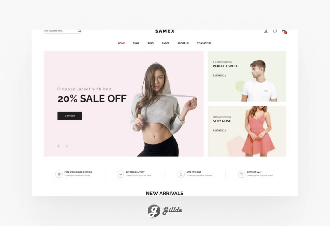 Online Shop WordPress theme