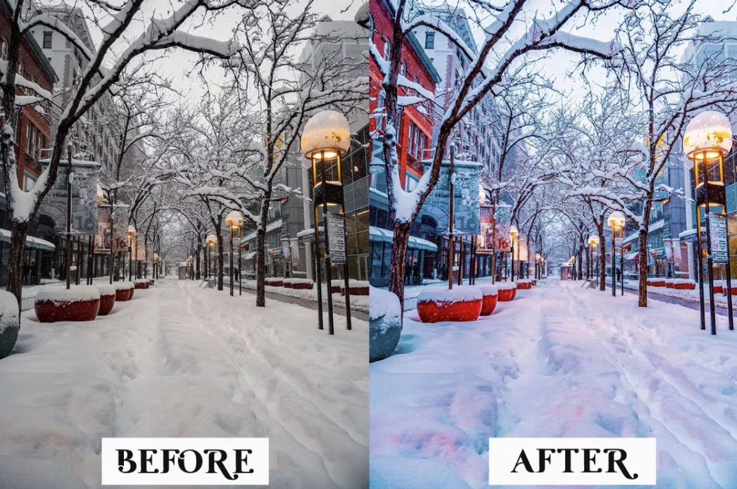 Winter Lightroom Presets